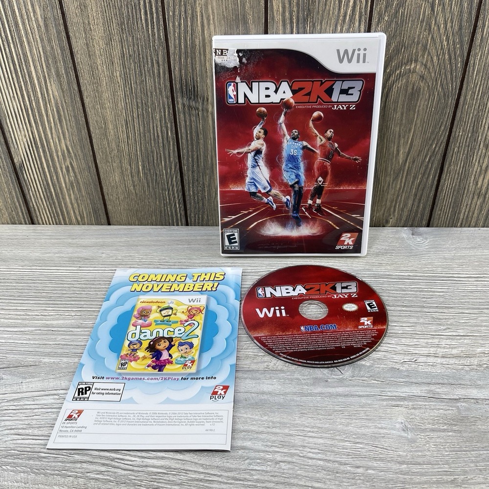NBA 2K13 (Nintendo Wii, 2013) Complete With Manual Tested - Picture 4 of 16